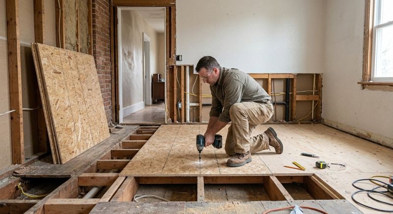 Subfloor Replacement in Conroe, TX