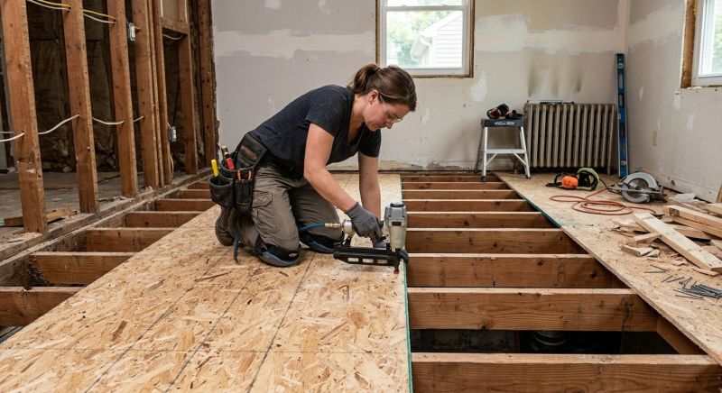 Subflooring Renovation in Conroe, TX