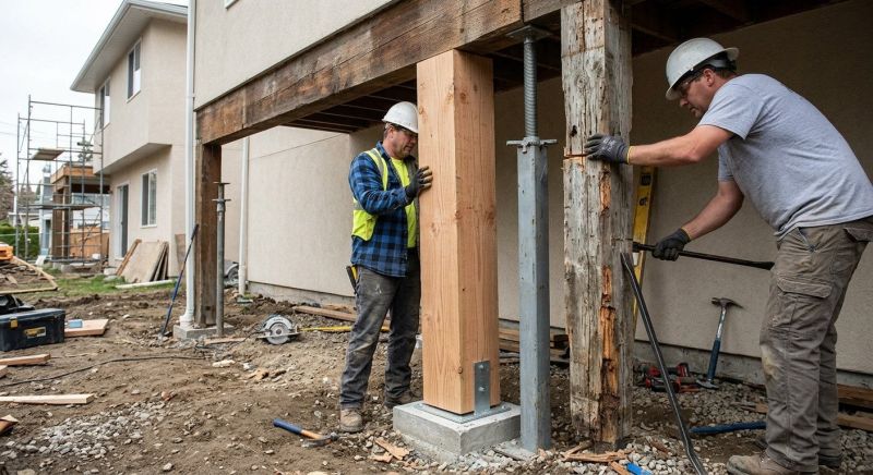 Support Column Repair in Wilmington, NC