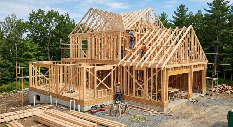 Timber Frame Construction in Conroe, TX