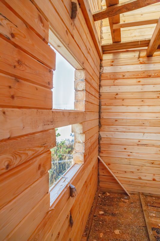 Timber Wall Installation in Wilmington, NC