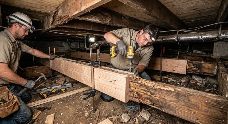 Underfloor Repair in Wilmington, NC