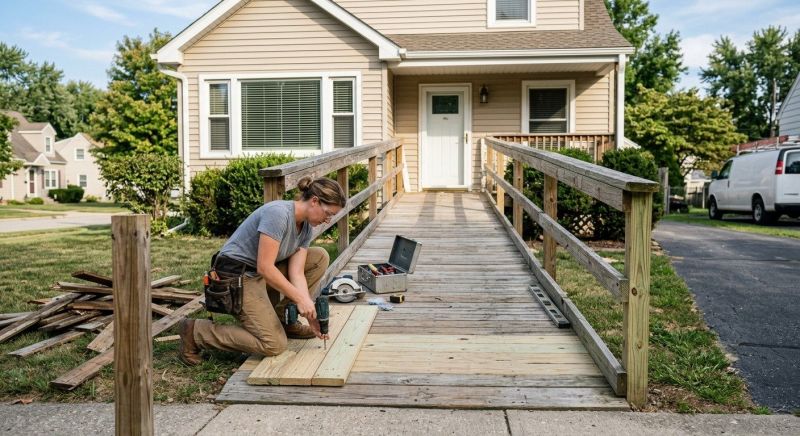 Wheelchair Ramp Construction in Wilmington, NC