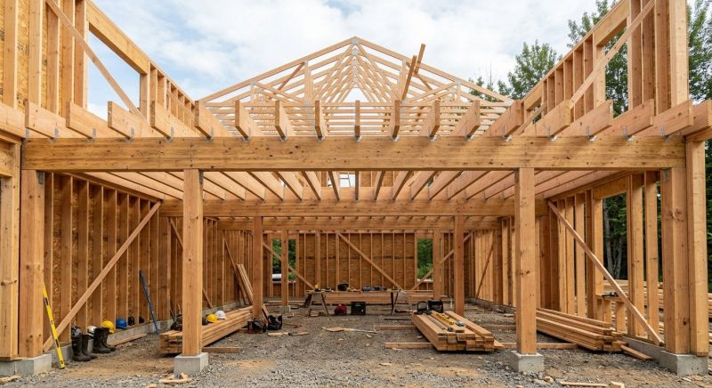 Wood Beam Installation in Kansas City, KS