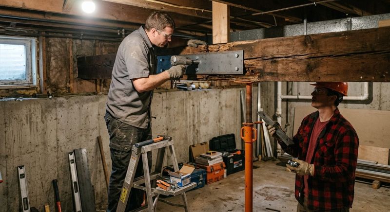 Wood Beam Repair in Wilmington, NC