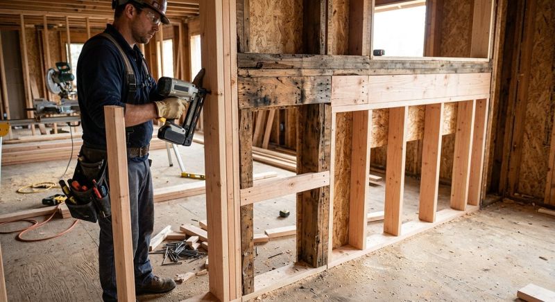 Wood Framing Repair in Wilmington, NC