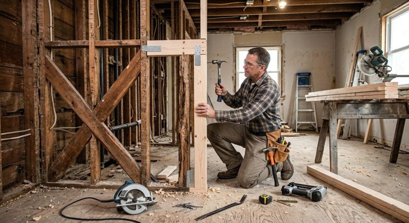 Wood Framing Repair in Kansas City, KS