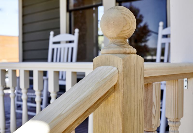 Wooden Banister Installation in Wilmington, NC