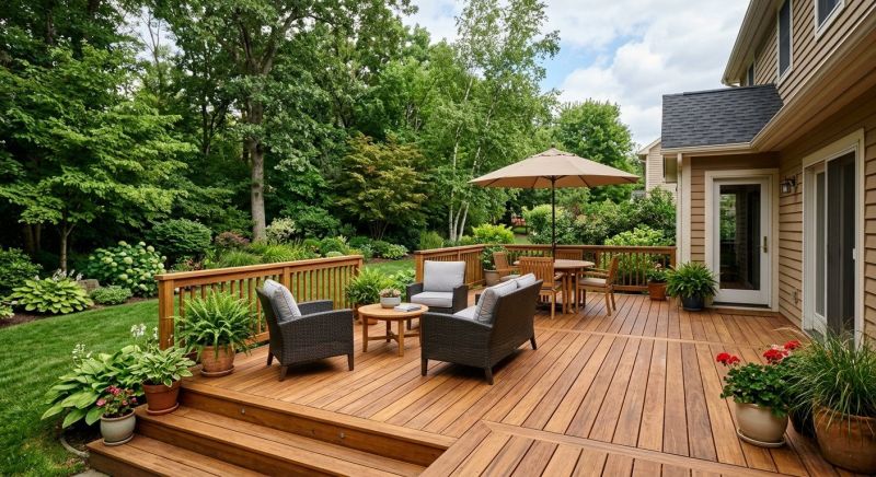 Wooden Patio Installation in Redmond, WA