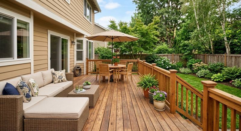 Wooden Patio Installation in Seattle, WA